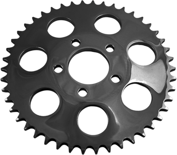 DRAG SPECIALTIES Rear Sprocket - Gloss Black - Dished - 46 Tooth 16431EB