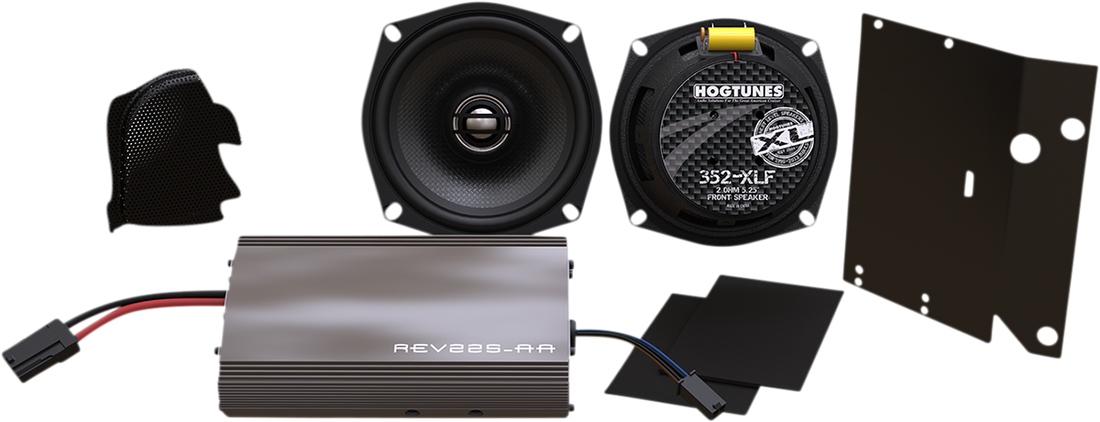 4405-0669 - HOGTUNES XL Amplified Front Speakers Complete Kit - FLTR 225 RG KIT-XL