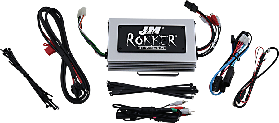 4405-0638 - J & M 800w 4-Channel Rokker Amplifier - '15+ FLTR JAMP-800HR15RCP