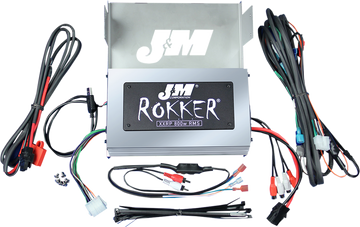 4405-0670 - J & M 800w 4-Channel Rokker Amplifier - '05-'13 FLHTCU FLHTK JAMP-800HC06ULP