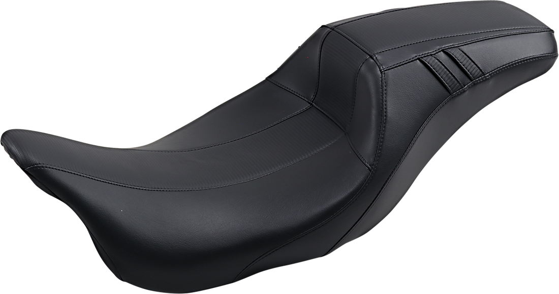0801-1224 - LE PERA Outcast Daddy Long Legs Seat - Full-Length - Without Backrest - Carbon Fiber - Black - FLH LK-987DLGT3