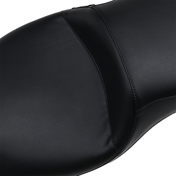 0801-1233 - LE PERA Outcast Daddy Long Legs Seat - 2-Up - Without Backrest - Smooth - Black - FLH LK-997DL