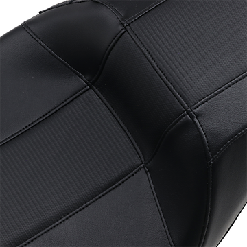 0801-1239 - LE PERA Outcast GT-2 Seat - 2-Up - Without Backrest - Black Carbon Fiber - FLH LK-997GT3