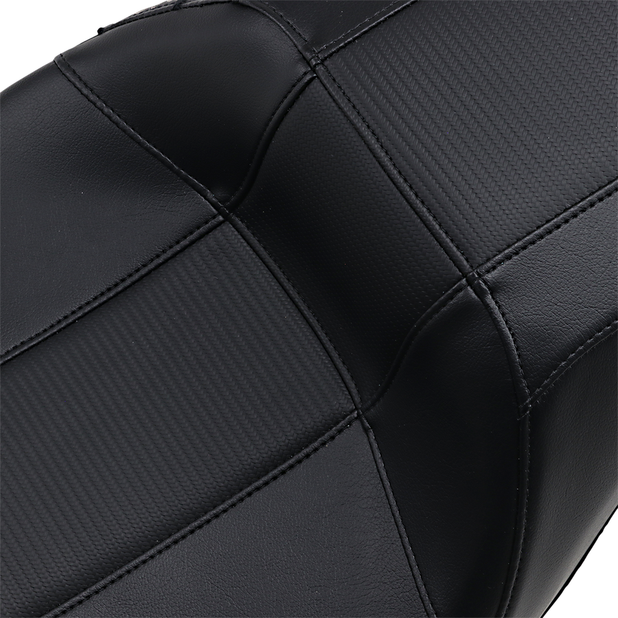 0801-1239 - LE PERA Outcast GT-2 Seat - 2-Up - Without Backrest - Black Carbon Fiber - FLH LK-997GT3
