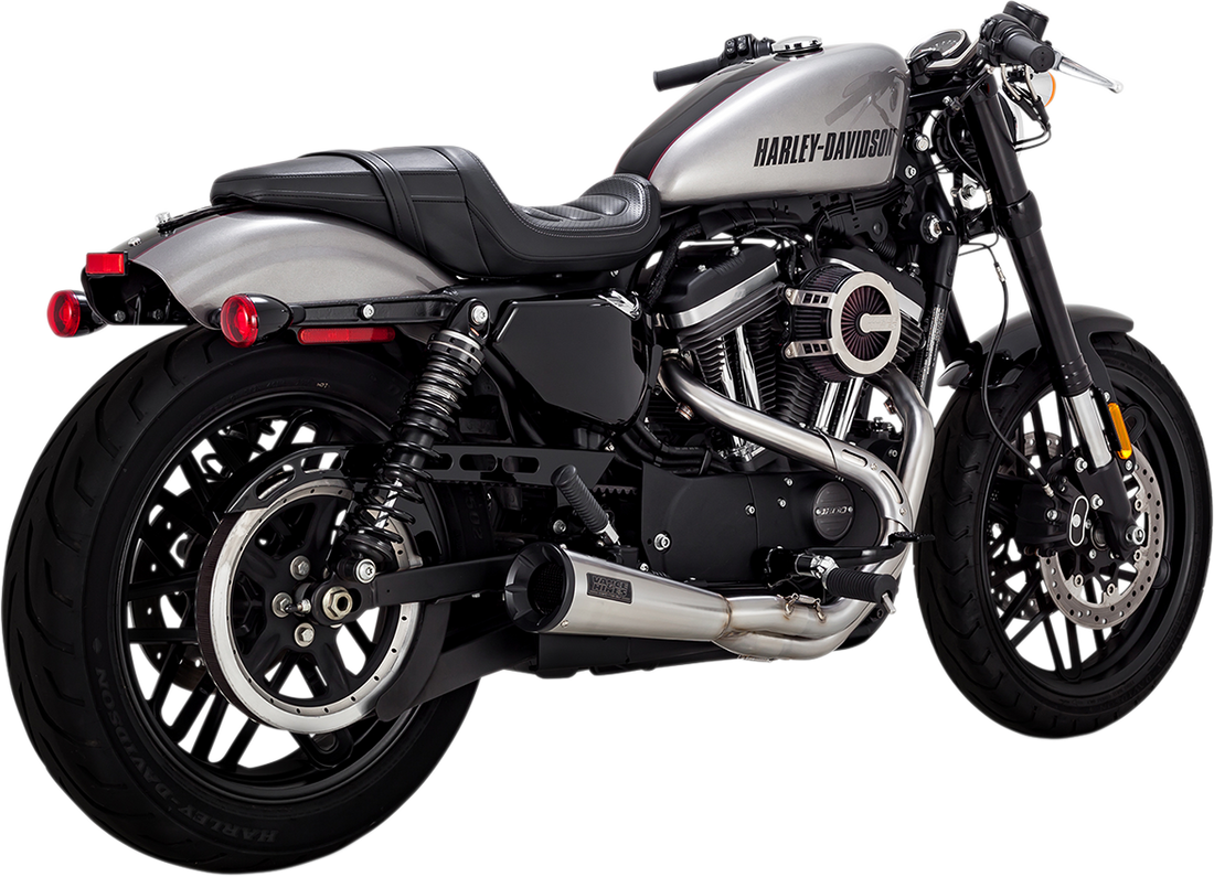 1800-2466 - VANCE & HINES 2:1 Stainless Steel Exhaust for XL 27627