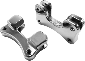 DRAG SPECIALTIES Fender-To-Fork Adapters - Chrome 1410-0095