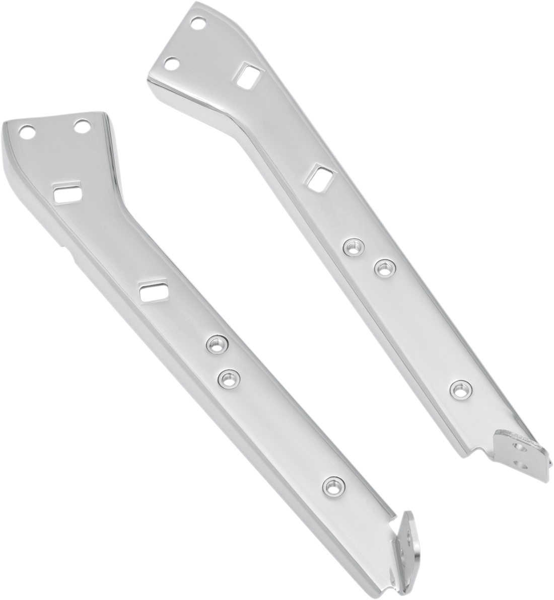 DRAG SPECIALTIES Right Saddlebag Rail Support  Bracket - Chrome S77-0135R