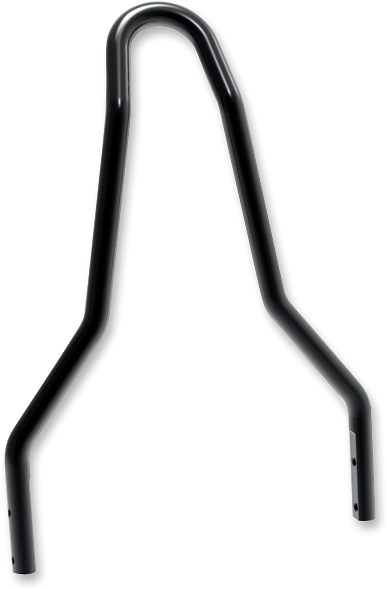 1501-0411 - DRAG SPECIALTIES Round Tapered Sissy Bar - Black - 13" 50263814