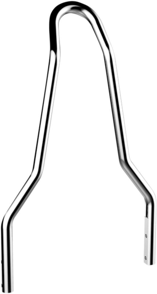1501-0497 - DRAG SPECIALTIES Round Tapered Sissy Bar - Chrome - 10" 50263611