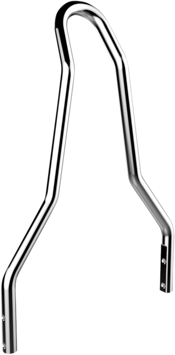 1501-0498 - DRAG SPECIALTIES Round Tapered Sissy Bar - Chrome - 10" 50263616