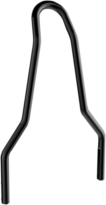 1501-0502 - DRAG SPECIALTIES Round Tapered Sissy Bar - Black - 10" 50263811