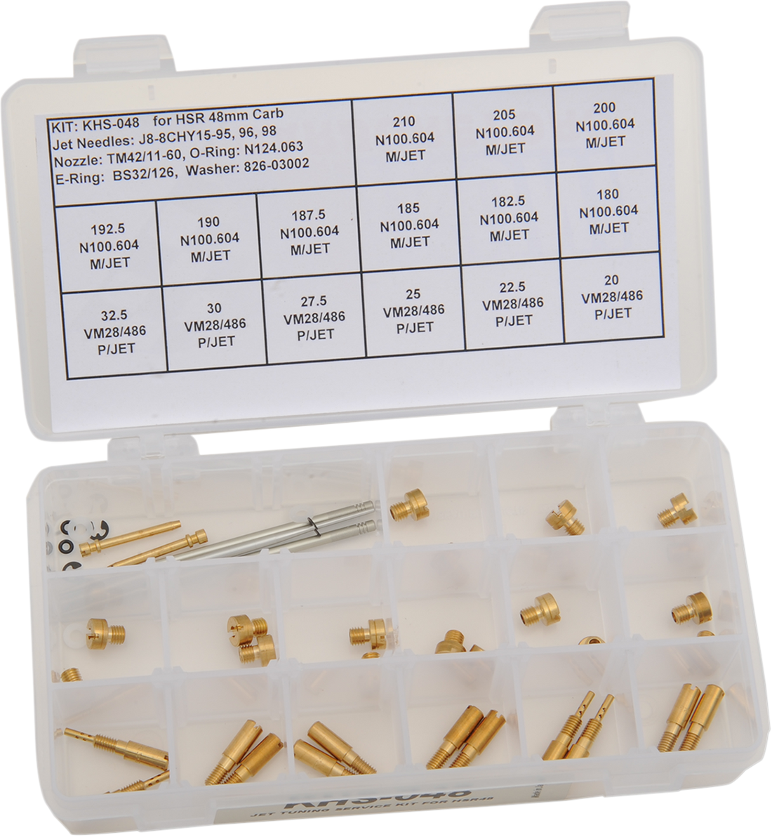 1007-0322 - MIKUNI HSR Series 48 Jet Kit KHS-048