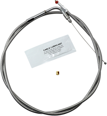 0650-1105 - BARNETT Throttle Cable - +8" - Stainless Steel 102-30-30018-8