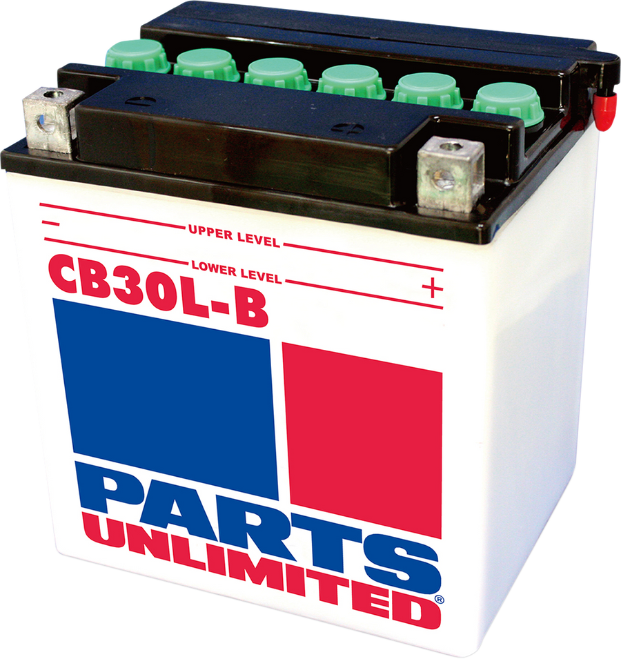 RCB30L-B - PARTS UNLIMITED Battery - YB30L-B CB30L-B