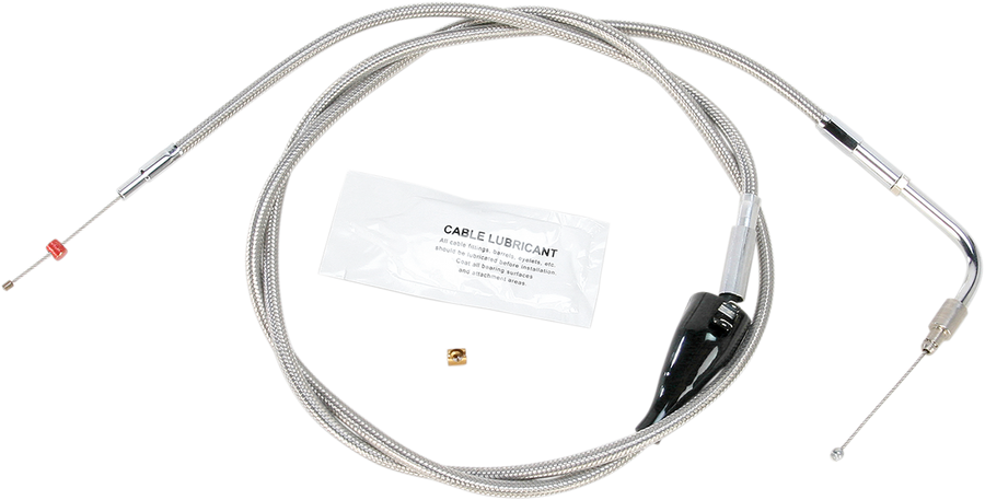 0651-0694 - BARNETT Idle Cable - Cruise - +12" - Stainless Steel 102-30-41004-12