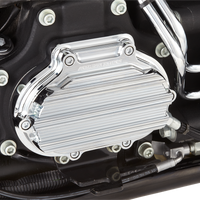 1105-0107 - ARLEN NESS Transmission Side Cover - Chrome - Cable 03-812