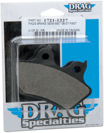 1721-1227 - DRAG SPECIALTIES Semi-Metallic Brake Pads - Rear B16-0922SCP