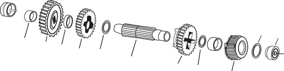 DS-199430 - ANDREWS Countershaft - 2nd Gear 252040