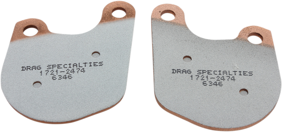 1721-2474 - DRAG SPECIALTIES Premium Brake Pads - HDP907 HDP907