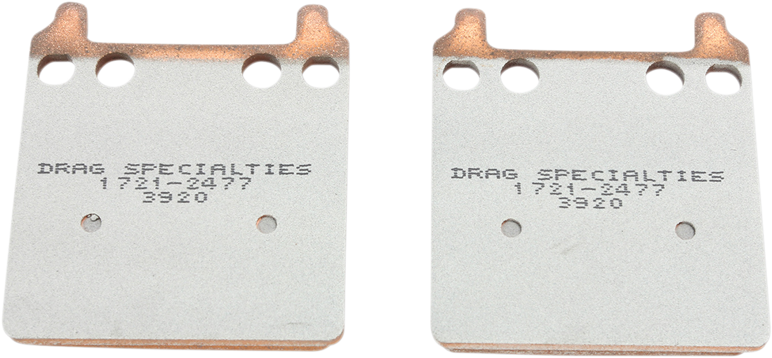 1721-2477 - DRAG SPECIALTIES Premium Brake Pads - HDP916 HDP916