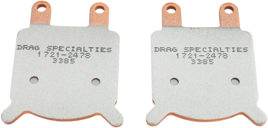 1721-2478 - DRAG SPECIALTIES Premium Brake Pads - HDP917 HDP917