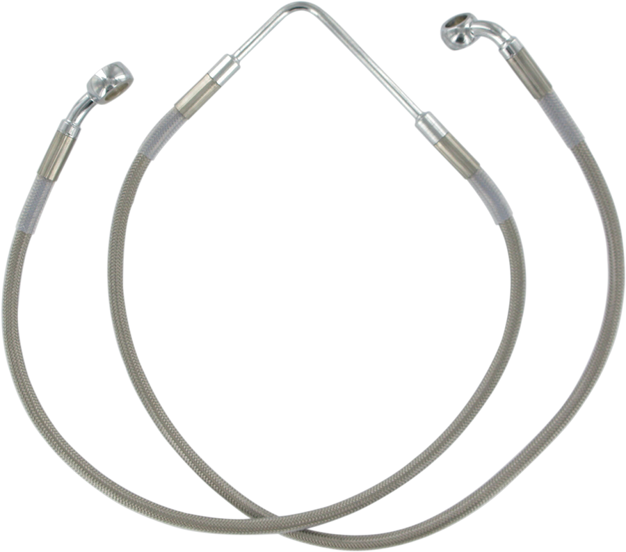 1741-1783 - DRAG SPECIALTIES Brake Line - Front (Upper) - Stainless Steel 660328