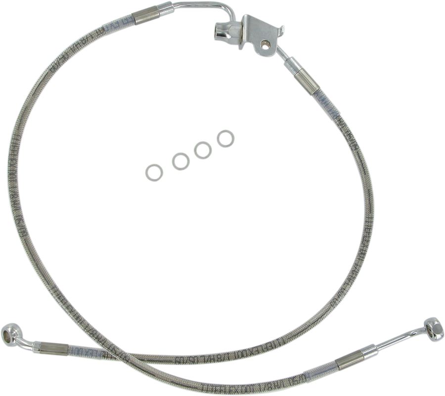 1741-1789 - DRAG SPECIALTIES Brake Line - Rear - Stainless Steel 640229