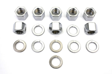 8104-16 - Chrome Cylinder Base Nuts and Washers