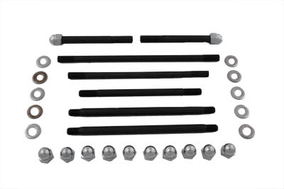 8124-34 - Chrome Motor Case Bolt Kit Acorn