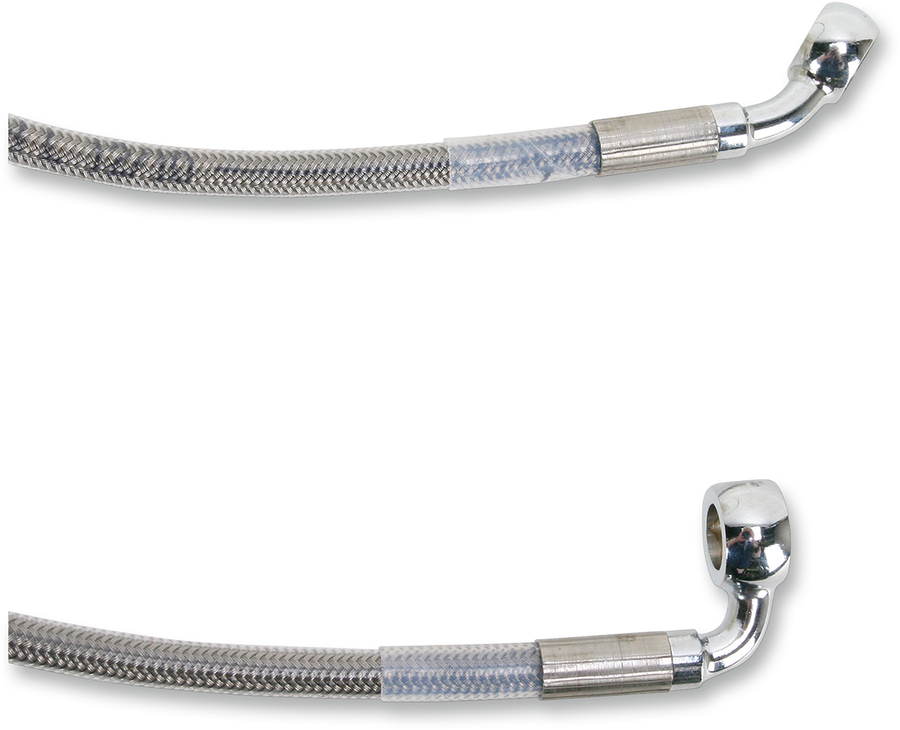1741-2651 - DRAG SPECIALTIES Brake Line - Front - 6" - Stainless Steel 660214-6
