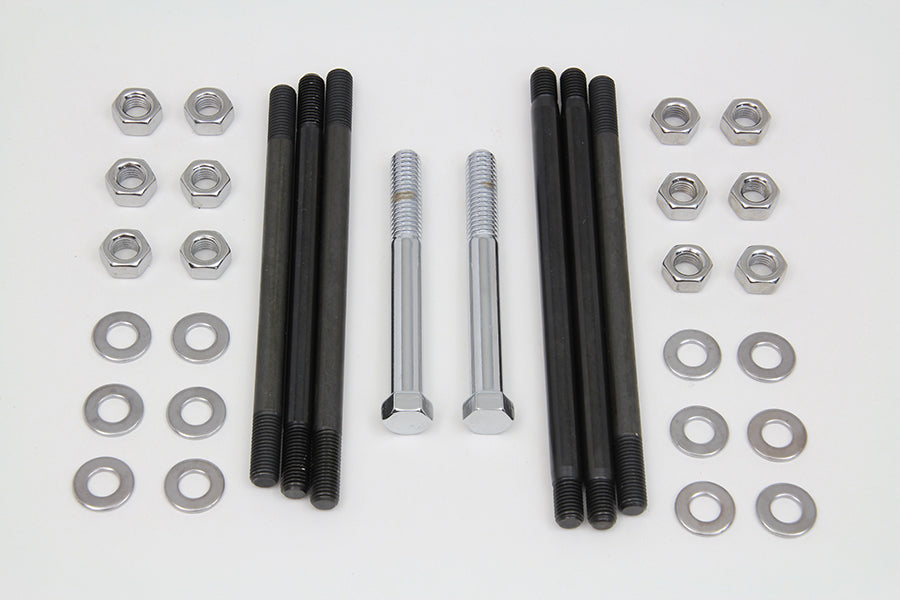 8140-34 - Chrome Stock Engine Case Bolt Kit