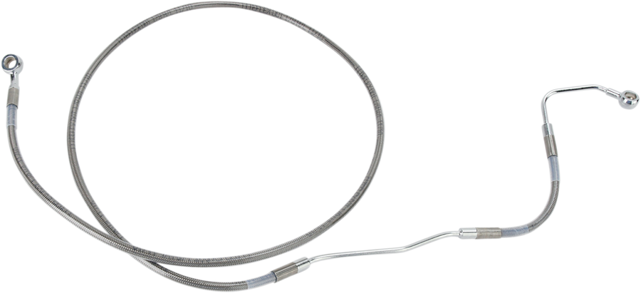 1741-2926 - DRAG SPECIALTIES Brake Line - Front (Upper) - Stainless Steel 691182