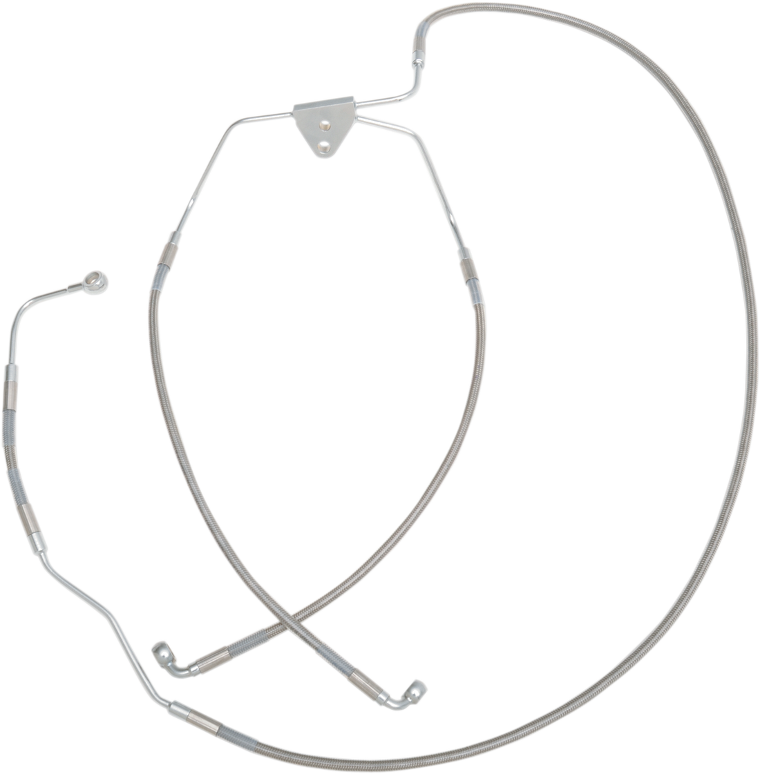 1741-2938 - DRAG SPECIALTIES Brake Line - Front (Lower/Mid) - Stainless Steel 691183