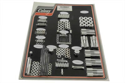 8306 CAD - Cadmium Stock Style Hardware Kit for Aluminum Heads
