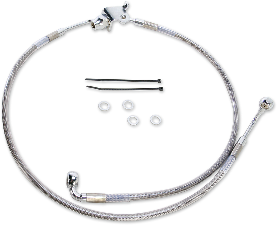 1741-3849 - DRAG SPECIALTIES Brake Line - Rear - Stainless Steel 640240