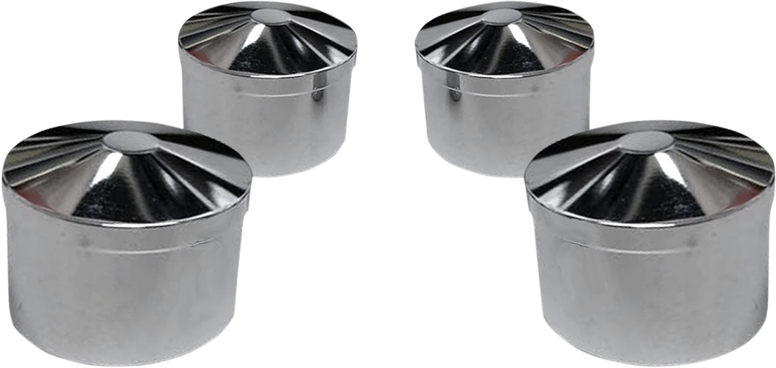 2402-0189 - AVON GRIPS Round Cover Head Bolt - Chrome HBC-302-CH