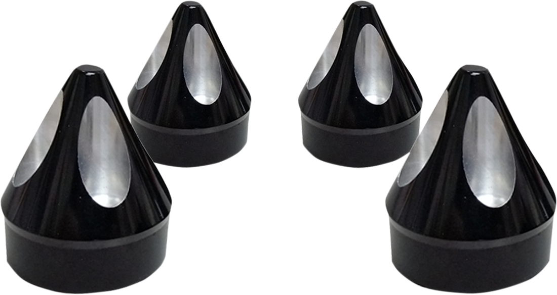 2402-0190 - AVON GRIPS Spike Cover Head Bolt - Black HBC-303-ANO-SPK