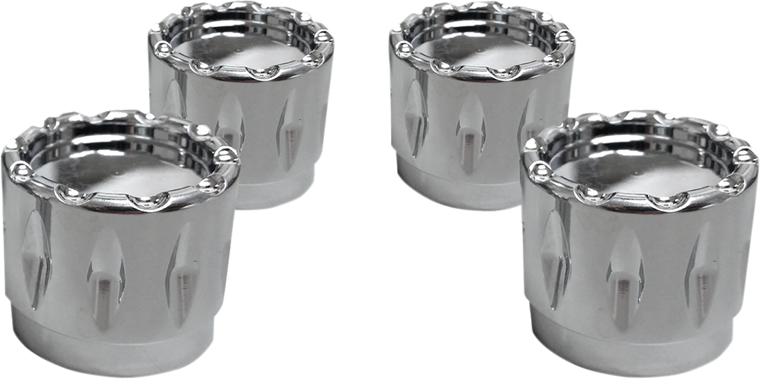 2402-0197 - AVON GRIPS Rival Cover Head Bolt - Chrome HBC-306-CH-RIV