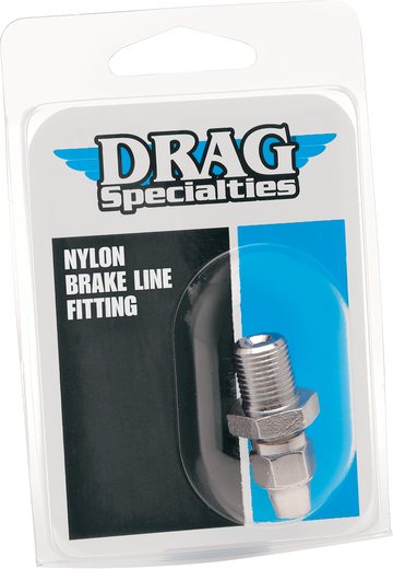 1742-0064 - DRAG SPECIALTIES Brake Line Fitting - 7/16-24 - Straight 343