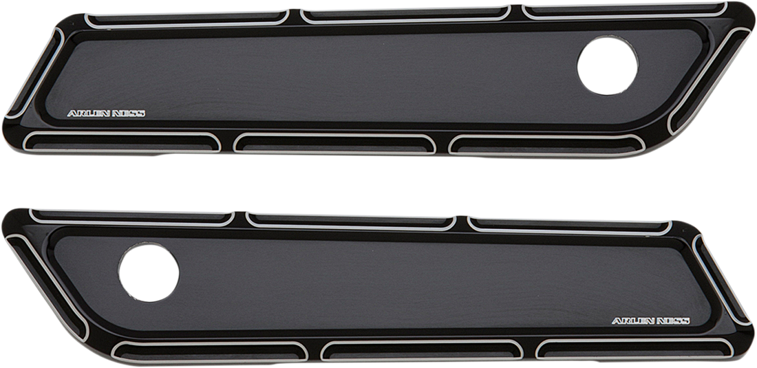 3501-0897 - ARLEN NESS Beveled Latch Cover - Black 03-585