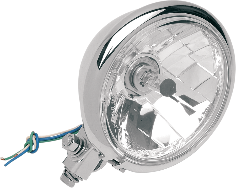 2001-0099 - DRAG SPECIALTIES Bottom Mount Springer Headlight - 5-3/4" - Chrome 20-6035WI