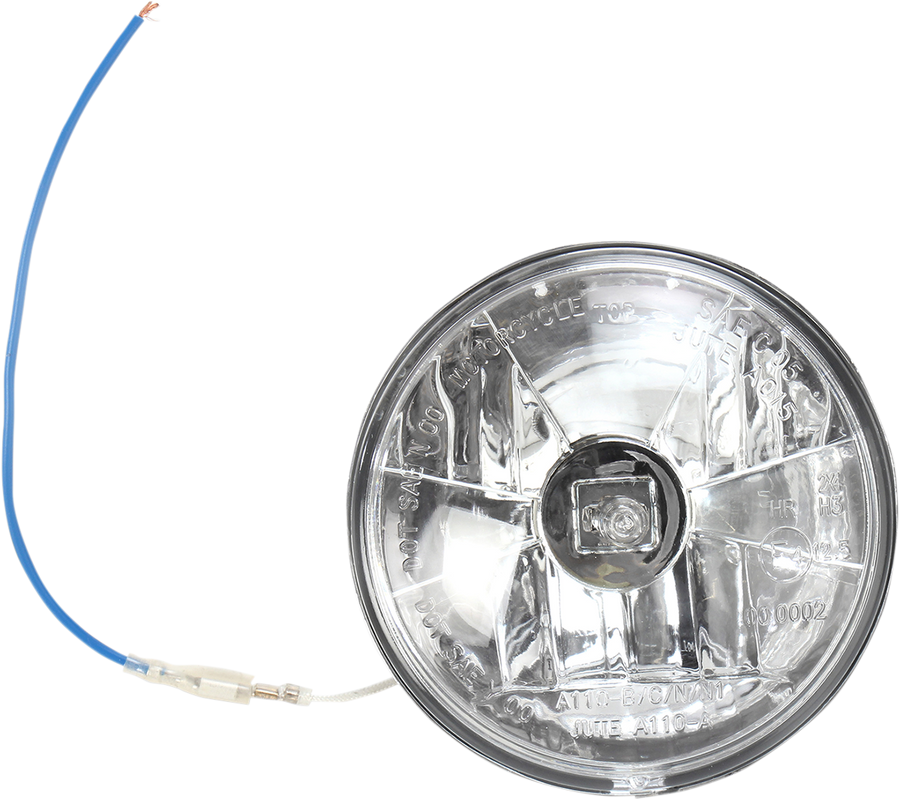 2001-0104 - DRAG SPECIALTIES 4-1/2" Halo Headlight - Clear 20-6045-AD