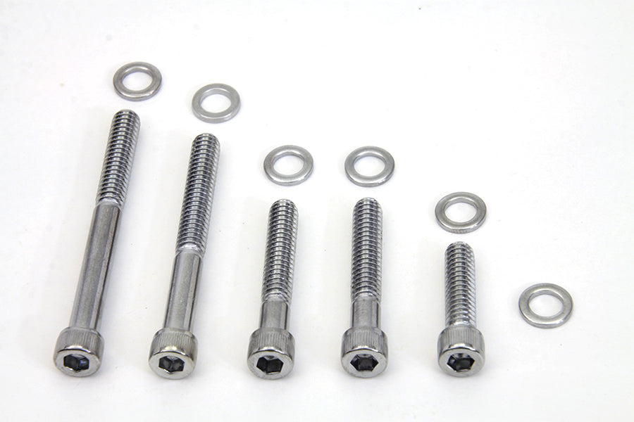 8786-5 - Sprocket Cover Allen Screw Kit Chrome