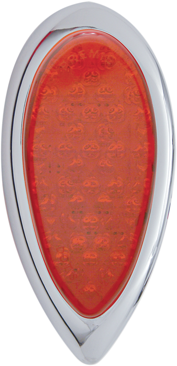 2010-1039 - PRO-ONE PERF.MFG. Taillight - Tear Drop - Red Lens 402060