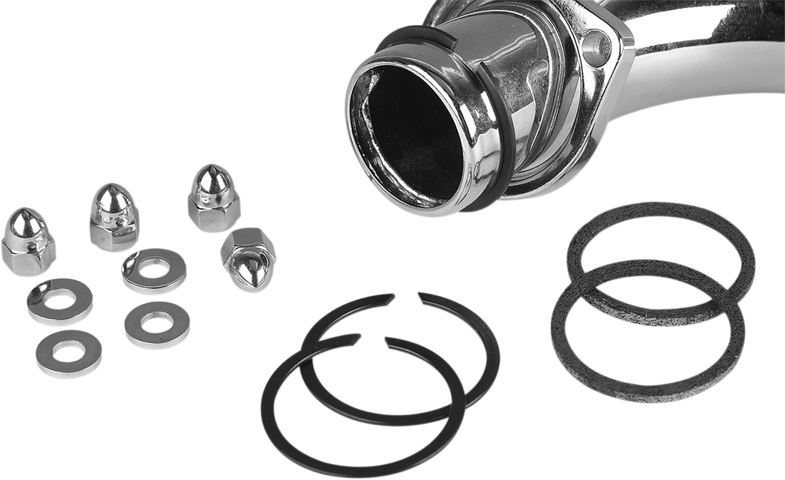0934-1629 - JAMES GASKET Exhaust Port Stainless/Chrome Gasket Kit - Big Twin/XL 65324-83-KW1