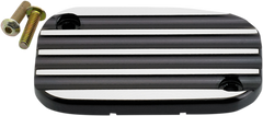 0610-1762 - JOKER MACHINE Master Cylinder Cover - Hydraulic Clutch - Finned - Black 08-005B