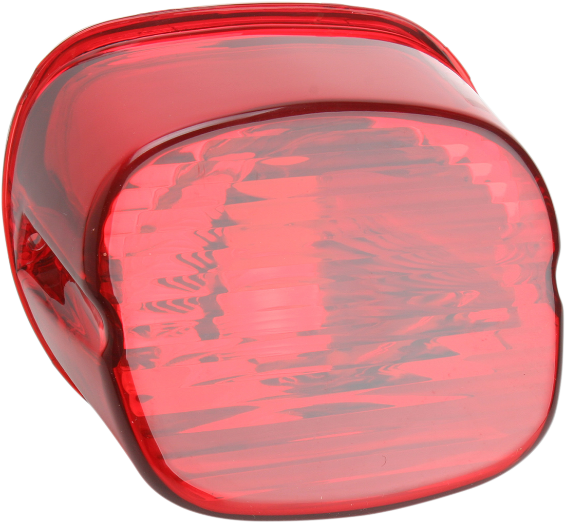2010-0781 - DRAG SPECIALTIES Laydown Taillight Lens - Red 12-0417A