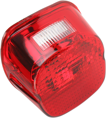 2010-0782 - DRAG SPECIALTIES Laydown Taillight Lens - Red 12-0411C