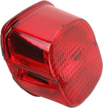 2010-0783 - DRAG SPECIALTIES Taillight Lens - Bottom Tag Window - Red 12-0411D