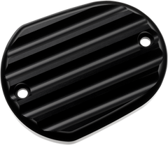 0611-0129 - JOKER MACHINE Master Cylinder Cover - Brake - Front - Finned - Black 10-380-1